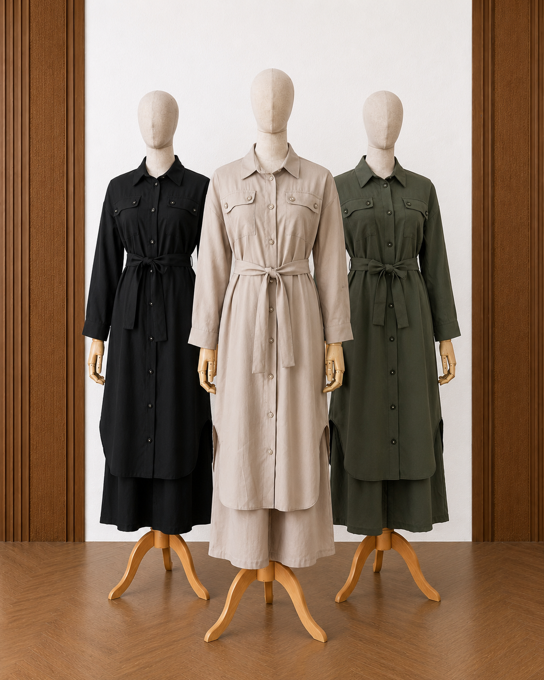 Long Button Sets