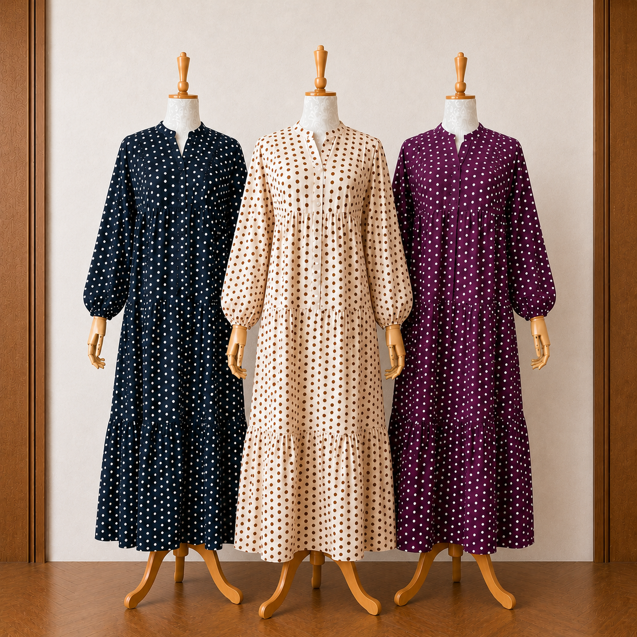 Polka Dots Summer Dress